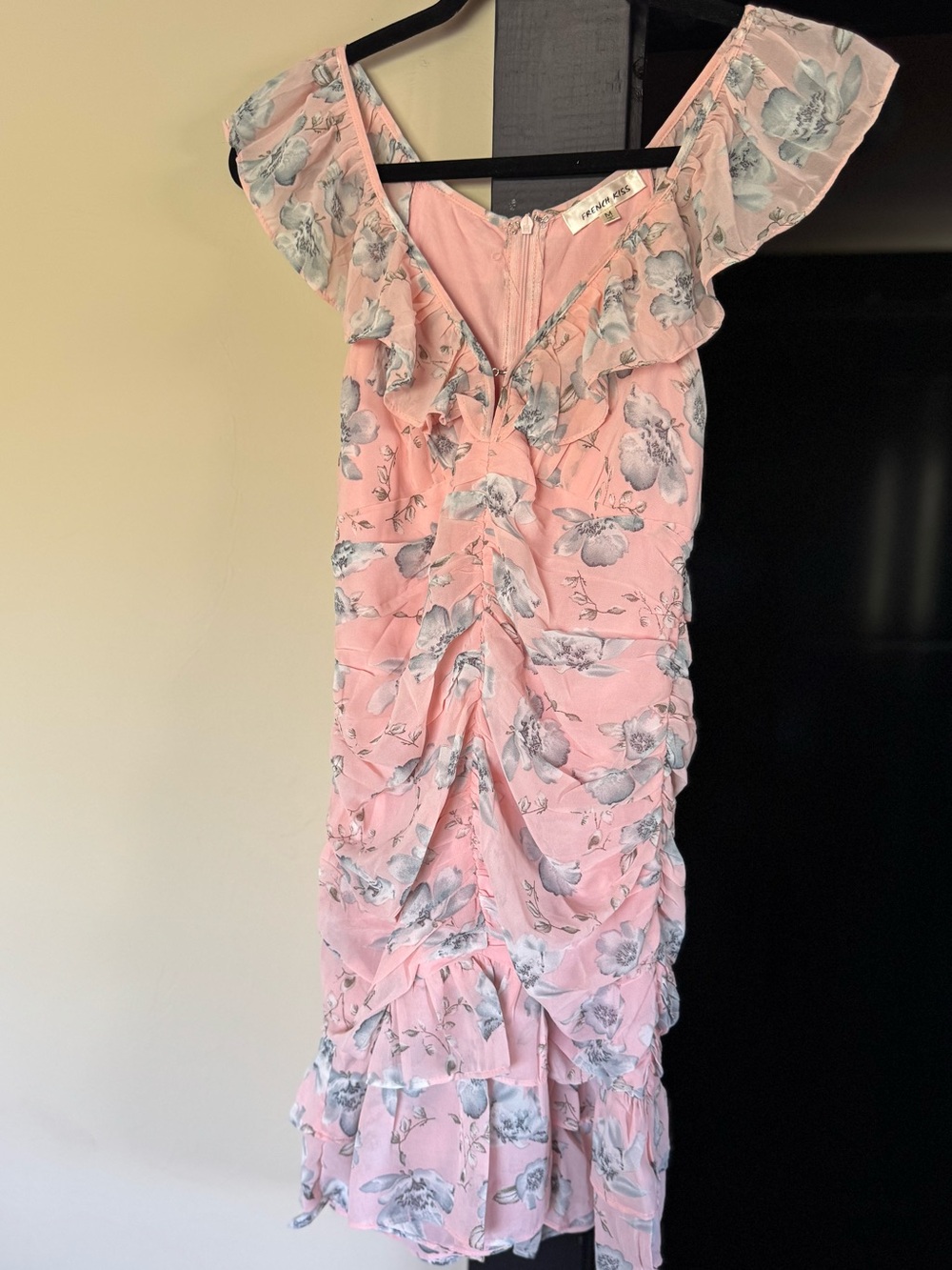 Pink Floral Mini Dress